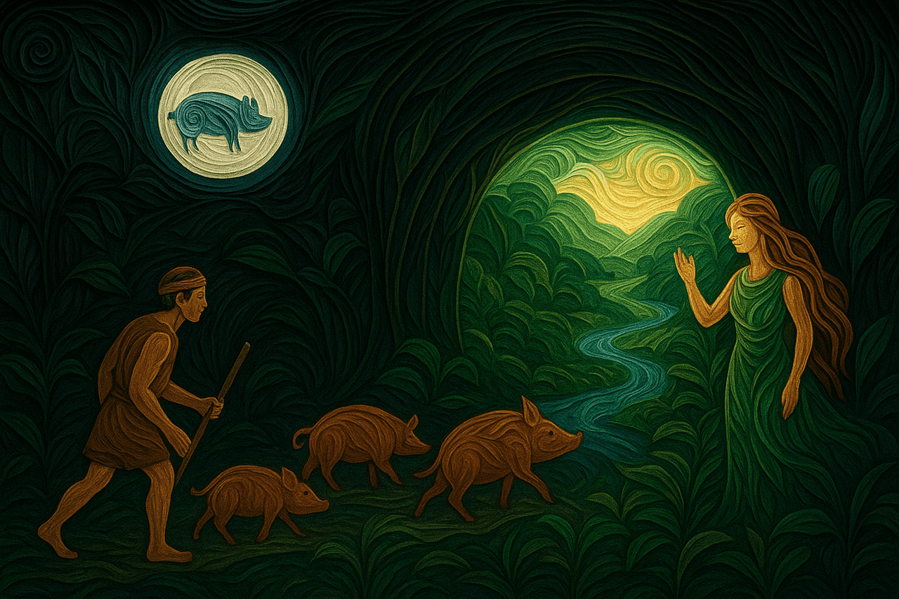 a transformación del hombre que no podía cazar