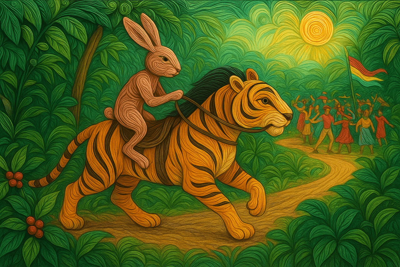 Conejo y la fiesta de toro