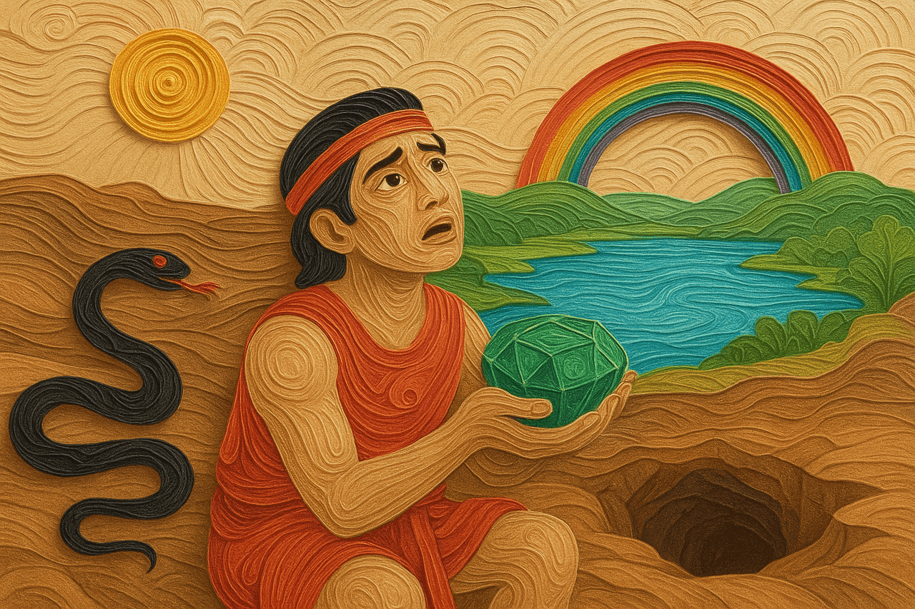 El origen del lago Tota