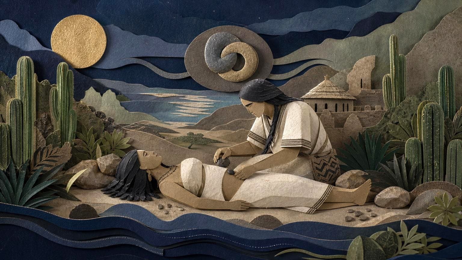 El primer hombre y la primera mujer