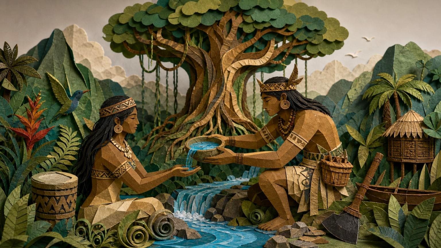 Héntserá y el agua