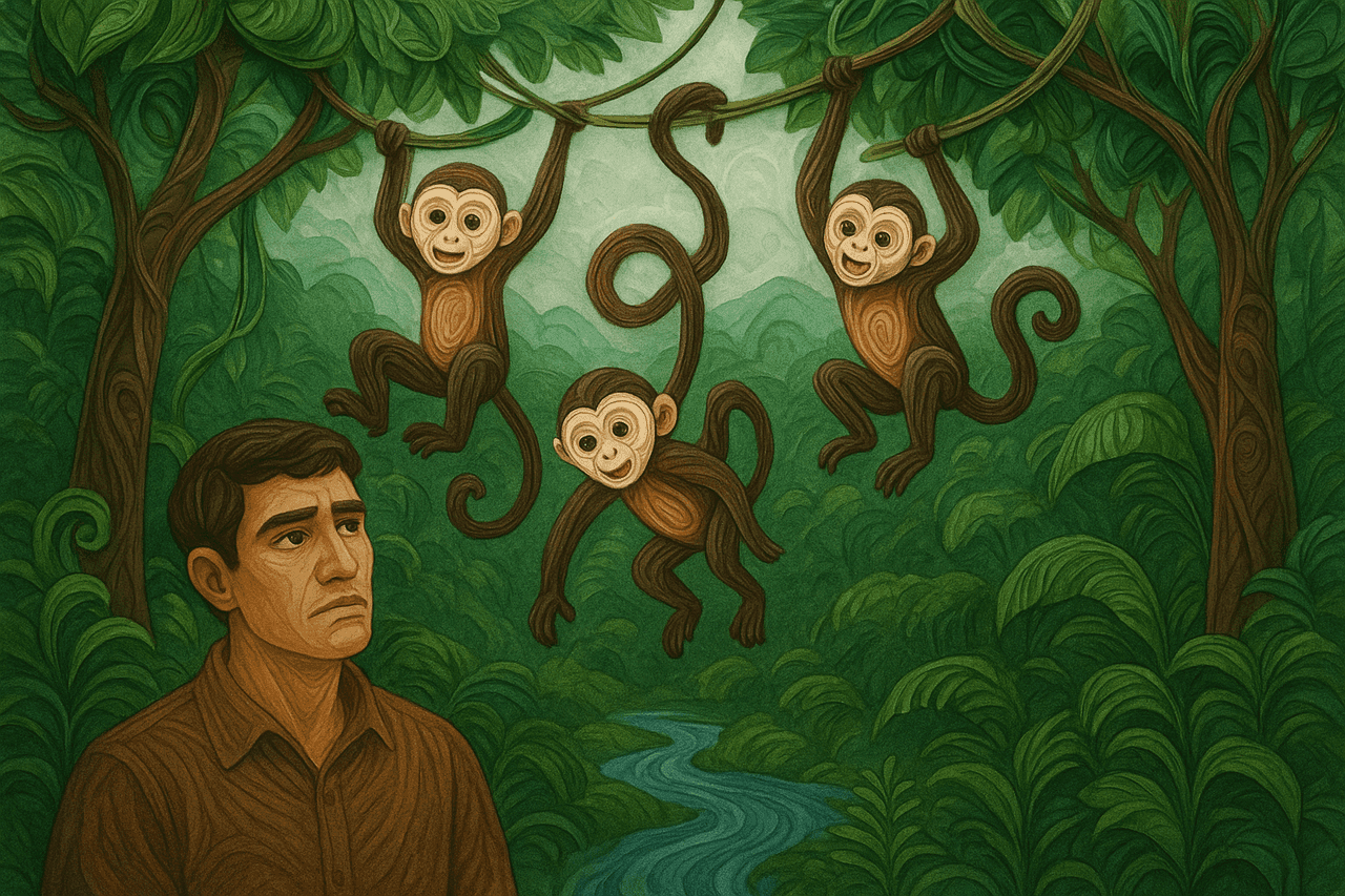 Origen de los micos boquiblancos